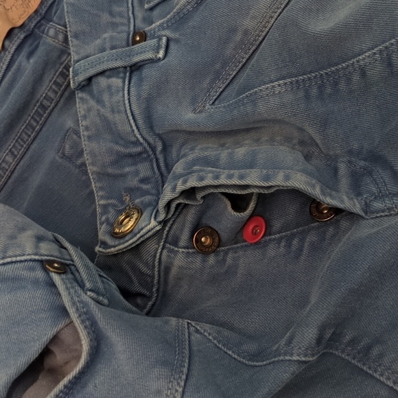 Jeckerson authentic slim fit unique patched denim pants Y2K size 36 - Picture 12 of 13